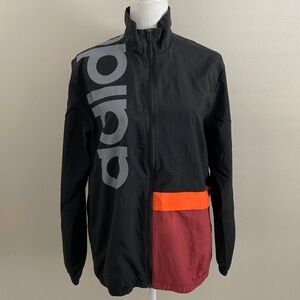 Y2K vintage Adidas color block full zip windbreaker jacket